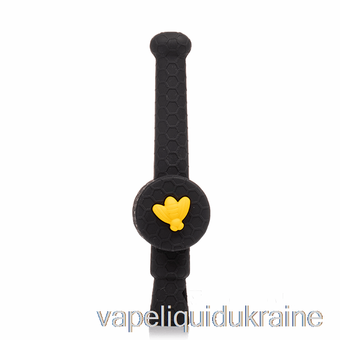 Vape Ukraine Stratus Reclaimer Honey Dipper Silicone Dab Straw Shiny Panther (Black / Yellow Bee)